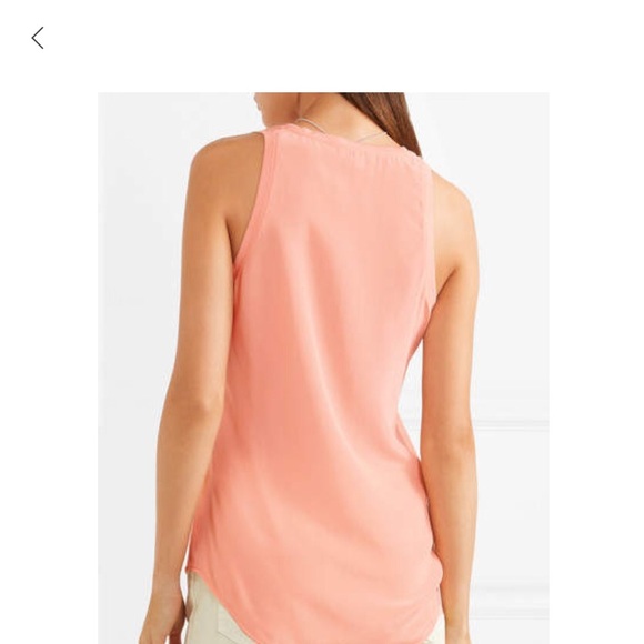 Equipment Mel Washed-silk Tank Peach - Picture 3 of 10
